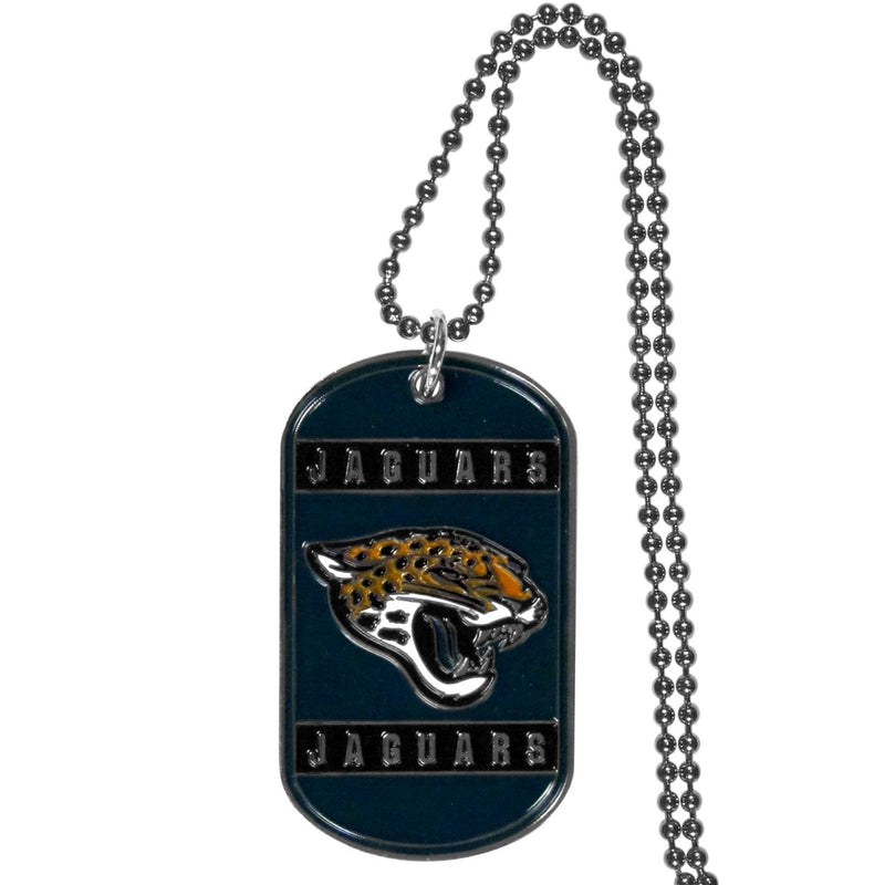 NFL - Jacksonville Jaguars Tag Necklace-Jewelry & Accessories,Necklaces,Tag Necklaces,NFL Tag Necklaces-JadeMoghul Inc.