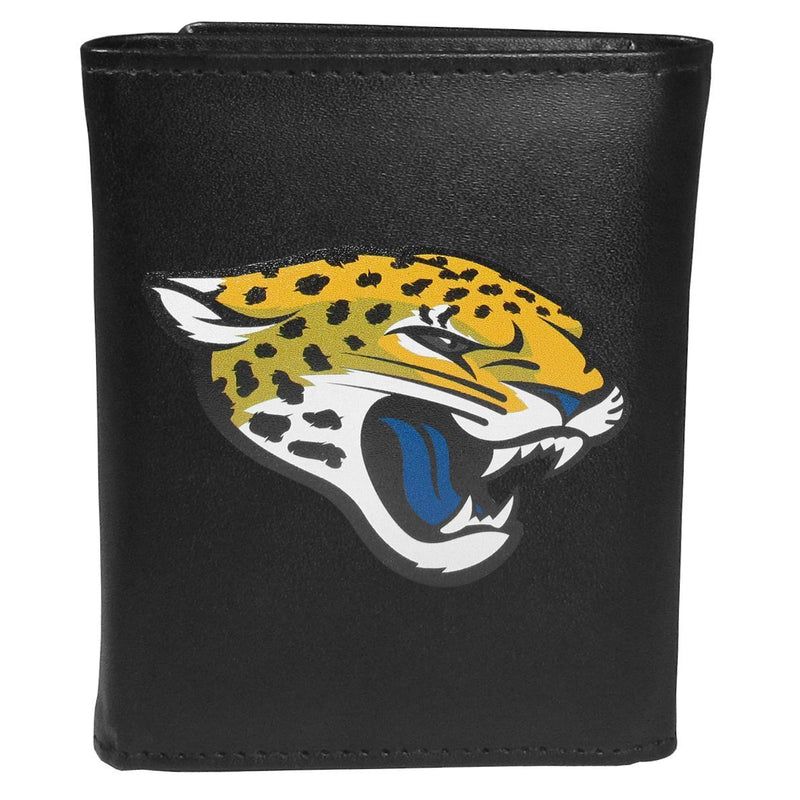NFL - Jacksonville Jaguars Tri-fold Wallet Large Logo-Wallets & Checkbook Covers,NFL Wallets,Jacksonville Jaguars Wallets-JadeMoghul Inc.