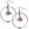 NFL - Kansas City Chiefs 2 Inch Hoop Earrings-Jewelry & Accessories,Earrings,2 inch Hoop Earrings,NFL Hoop Earrings-JadeMoghul Inc.