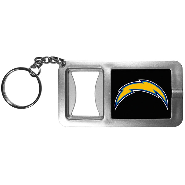 NFL - Los Angeles Chargers Flashlight Key Chain with Bottle Opener-Key Chains,Flashlight Key Chain With Bottle Opener,NFL Flashlight Key Chain With Bottle Opener-JadeMoghul Inc.