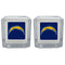 NFL - Los Angeles Chargers Graphics Candle Set-Other Cool Stuff,NFL Other Cool Stuff,Los Angeles Chargers Other Cool Stuff-JadeMoghul Inc.