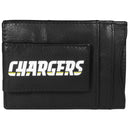 NFL - Los Angeles Chargers Logo Leather Cash and Cardholder-Wallets & Checkbook Covers,NFL Wallets,Los Angeles Chargers Wallets-JadeMoghul Inc.
