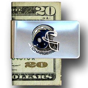 NFL - Los Angeles Chargers Steel Money Clip-Wallets & Checkbook Covers,Money Clips,Small Money Clips,NFL Small Money Clips-JadeMoghul Inc.
