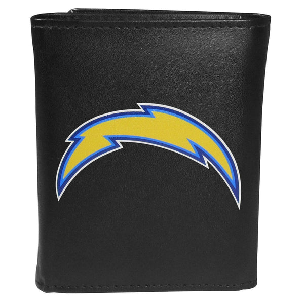 NFL - Los Angeles Chargers Tri-fold Wallet Large Logo-Wallets & Checkbook Covers,NFL Wallets,Los Angeles Chargers Wallets-JadeMoghul Inc.