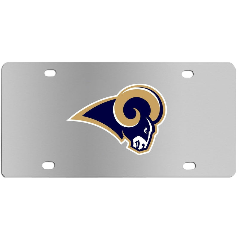 NFL - Los Angeles Rams Steel License Plate Wall Plaque-Automotive Accessories,License Plates,Steel License Plates,NFL Steel License Plates-JadeMoghul Inc.