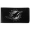 NFL - Miami Dolphins Black and Steel Money Clip-Wallets & Checkbook Covers,NFL Wallets,Miami Dolphins Wallets-JadeMoghul Inc.