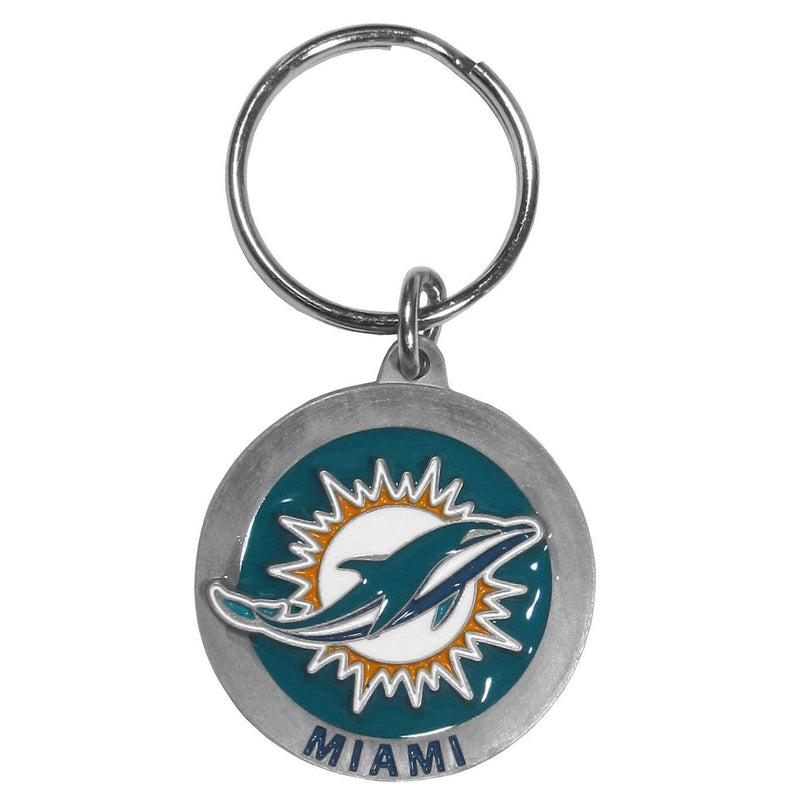 NFL - Miami Dolphins Carved Metal Key Chain-Key Chains,Scultped Metal Key Chains,NFL Scultped Metal Key Chains-JadeMoghul Inc.