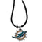 NFL - Miami Dolphins Cord Necklace-Jewelry & Accessories,Necklaces,Cord Necklaces,NFL Cord Necklaces-JadeMoghul Inc.