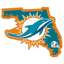 NFL - Miami Dolphins Home State Decal-Automotive Accessories,Decals,Home State Decals,NFL Home State Decals-JadeMoghul Inc.