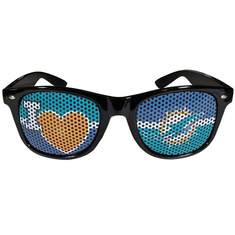 NFL - Miami Dolphins I Heart Game Day Shades-Sunglasses, Eyewear & Accessories,Sunglasses,Game Day Shades,I Heart Game Day Shades,NFL I Heart Game Day Shades-JadeMoghul Inc.