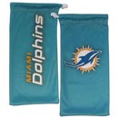 NFL - Miami Dolphins Microfiber Sunglass Bag-Sunglasses, Eyewear & Accessories,Microfiber Eyewear Bag,NFL Sport Eyewear Cases-JadeMoghul Inc.