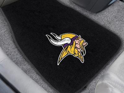 Weather Car Mats NFL Minnesota Vikings 2-pc Embroidered Front Car Mats 18"x27"