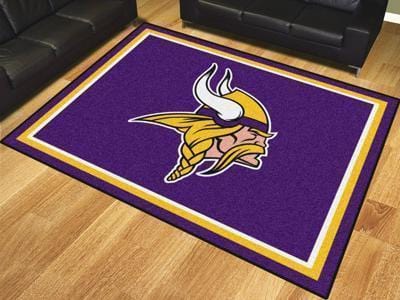 8x10 Rug NFL Minnesota Vikings 8'x10' Plush Rug