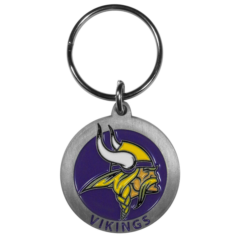 NFL - Minnesota Vikings Carved Metal Key Chain-Key Chains,Scultped Metal Key Chains,NFL Scultped Metal Key Chains-JadeMoghul Inc.