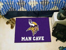 Outdoor Rug NFL Minnesota Vikings Man Cave Starter Rug 19"x30"