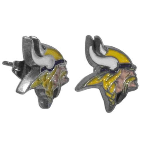NFL - Minnesota Vikings Stud Earrings-Jewelry & Accessories,Earrings,Stud Earrings,NFL Stud Earrings-JadeMoghul Inc.