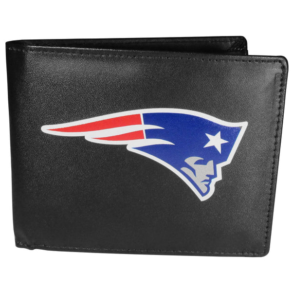 NFL - New England Patriots Bi-fold Wallet Large Logo-Wallets & Checkbook Covers,NFL Wallets,New England Patriots Wallets-JadeMoghul Inc.