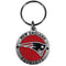 NFL - New England Patriots Carved Metal Key Chain-Key Chains,Scultped Metal Key Chains,NFL Scultped Metal Key Chains-JadeMoghul Inc.