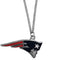 NFL - New England Patriots Chain Necklace with Small Charm-Jewelry & Accessories,Necklaces,Chain Necklaces,NFL Chain Necklaces-JadeMoghul Inc.