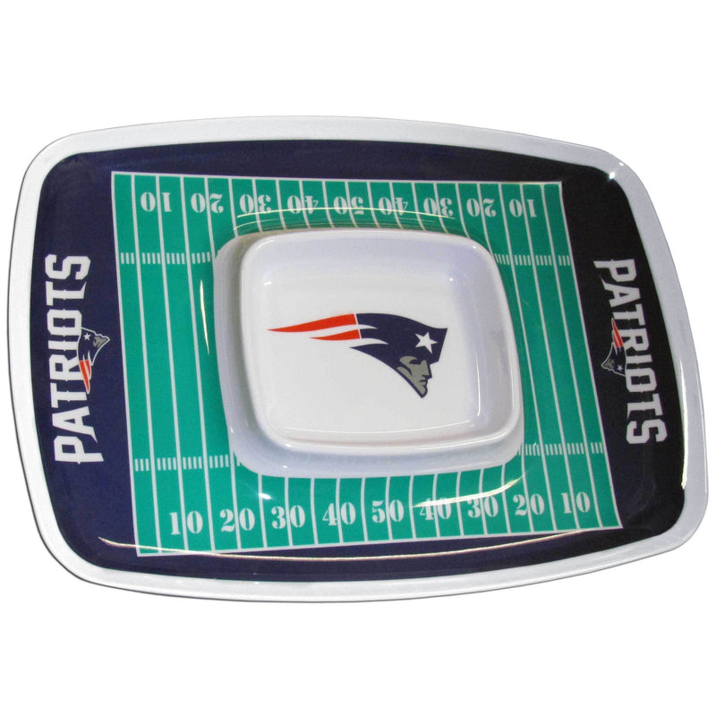 NFL - New England Patriots Chip and Dip Tray-Tailgating & BBQ Accessories,Chip and Dip Trays,NFL Chip and Dip Trays-JadeMoghul Inc.