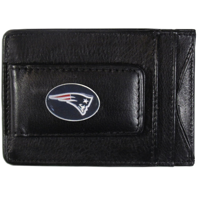 NFL - New England Patriots Leather Cash & Cardholder-Wallets & Checkbook Covers,Cash & Cardholders,NFL Cash & Cardholders-JadeMoghul Inc.