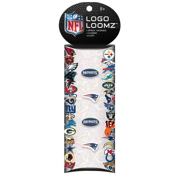 NFL New England Patriots Logo Loomz Charm-LICENSED NOVELTIES-JadeMoghul Inc.