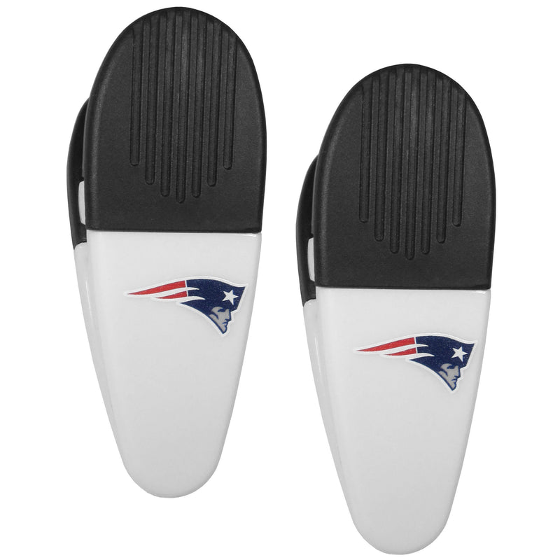 NFL - New England Patriots Mini Chip Clip Magnets, 2 pk-Other Cool Stuff,NFL Other Cool Stuff,New England Patriots Other Cool Stuff-JadeMoghul Inc.
