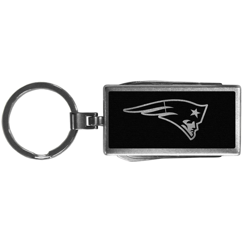 NFL - New England Patriots Multi-tool Key Chain, Black-Key Chains,NFL Key Chains,New England Patriots Key Chains-JadeMoghul Inc.
