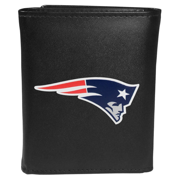 NFL - New England Patriots Tri-fold Wallet Large Logo-Wallets & Checkbook Covers,NFL Wallets,New England Patriots Wallets-JadeMoghul Inc.