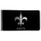 NFL - New Orleans Saints Black and Steel Money Clip-Wallets & Checkbook Covers,NFL Wallets,New Orleans Saints Wallets-JadeMoghul Inc.