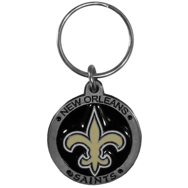NFL - New Orleans Saints Carved Metal Key Chain-Key Chains,Scultped Metal Key Chains,NFL Scultped Metal Key Chains-JadeMoghul Inc.
