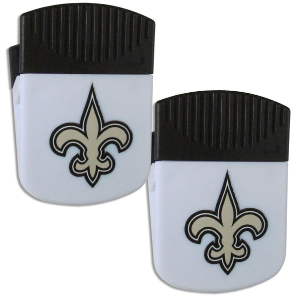 NFL - New Orleans Saints Chip Clip Magnet with Bottle Opener, 2 pack-Other Cool Stuff,NFL Other Cool Stuff,New Orleans Saints Other Cool Stuff-JadeMoghul Inc.
