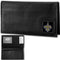 NFL - New Orleans Saints Deluxe Leather Checkbook Cover-Wallets & Checkbook Covers,Checkbook Covers,Wallet Checkbook Covers,Window Box Packaging,NFL Wallet Checkbook Covers-JadeMoghul Inc.