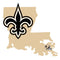 NFL - New Orleans Saints Home State Decal-Automotive Accessories,Decals,Home State Decals,NFL Home State Decals-JadeMoghul Inc.