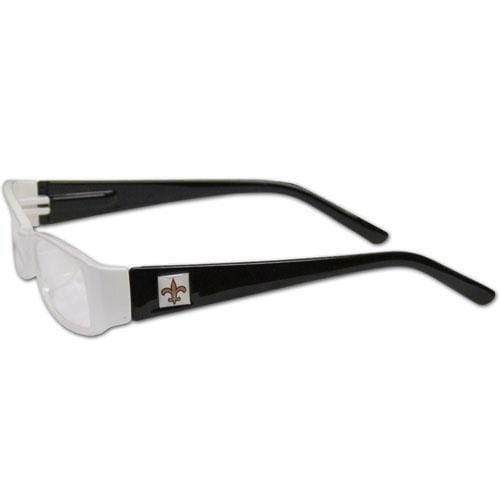 NFL - New Orleans Saints Reading Glasses +2.50-Sunglasses, Eyewear & Accessories,Reading Glasses,Colored Frames, Power 2.50,NFL Power 2.50-JadeMoghul Inc.