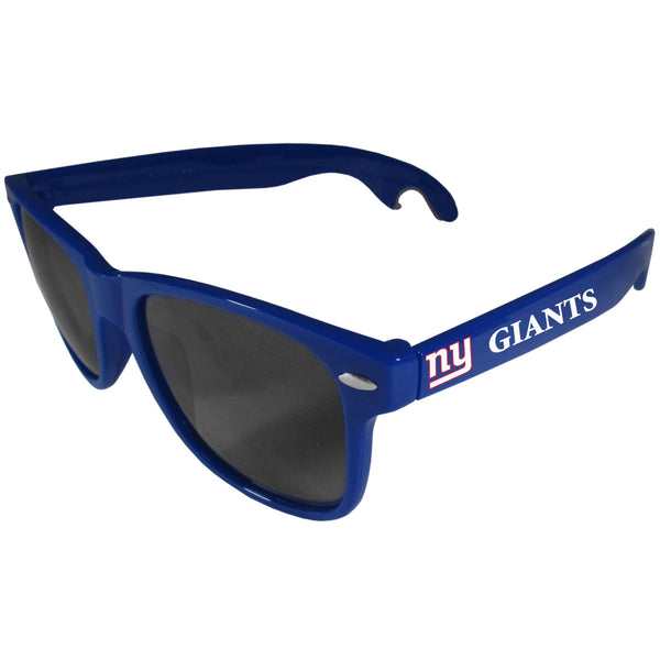 NFL - New York Giants Beachfarer Bottle Opener Sunglasses, Blue-Sunglasses, Eyewear & Accessories,NFL Eyewear,New York Giants Eyewear-JadeMoghul Inc.
