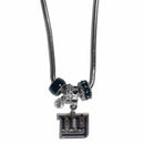 NFL - New York Giants Euro Bead Necklace-Jewelry & Accessories,Necklaces,Euro Bead Necklaces,NFL Euro Bead Necklaces-JadeMoghul Inc.
