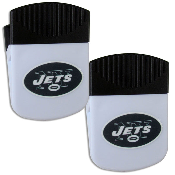 NFL - New York Jets Chip Clip Magnet with Bottle Opener, 2 pack-Other Cool Stuff,NFL Other Cool Stuff,New York Jets Other Cool Stuff-JadeMoghul Inc.