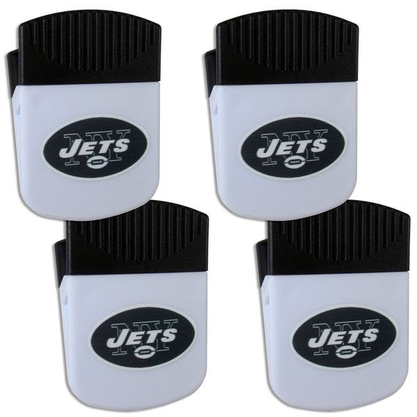 NFL - New York Jets Chip Clip Magnet with Bottle Opener, 4 pack-Other Cool Stuff,NFL Other Cool Stuff,New York Jets Other Cool Stuff-JadeMoghul Inc.