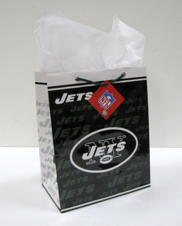 NFL New York Jets Medium Gift Bag-Party Goods/Housewares-JadeMoghul Inc.