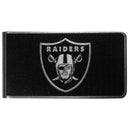 NFL - Oakland Raiders Black and Steel Money Clip-Wallets & Checkbook Covers,NFL Wallets,Oakland Raiders Wallets-JadeMoghul Inc.