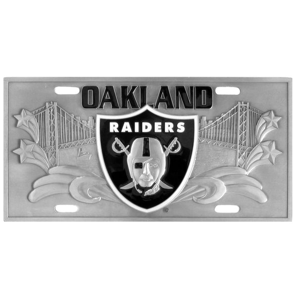NFL - Oakland Raiders Collector's License Plate-Automotive Accessories,License Plates,Collector's License Plates,NFL Collector's License Plates-JadeMoghul Inc.