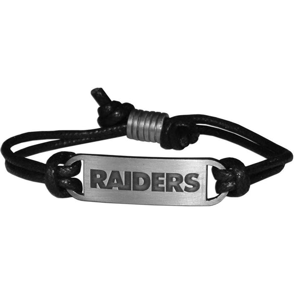 NFL - Oakland Raiders Cord Bracelet-Jewelry & Accessories,Bracelets,Cord Chain Bracelets,NFL Cord Bracelets-JadeMoghul Inc.