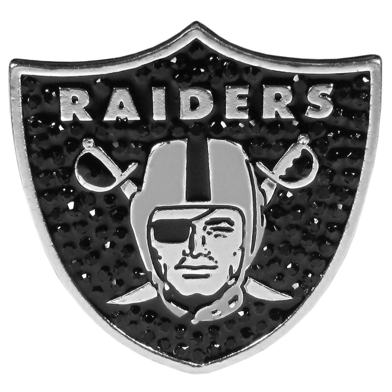 NFL - Oakland Raiders Crystal Pin-Jewelry & Accessories,Pins,Crystal Pins,NFL Crystal Pins-JadeMoghul Inc.