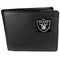 NFL - Oakland Raiders Leather Bi-fold Wallet Packaged in Gift Box-Wallets & Checkbook Covers,Bi-fold Wallets,Gift Box Packaging,NFL Bi-fold Wallets-JadeMoghul Inc.
