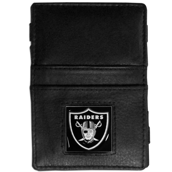 NFL - Oakland Raiders Leather Jacob's Ladder Wallet-Wallets & Checkbook Covers,Jacob's Ladder Wallets,NFL Jacob's Ladder Wallets-JadeMoghul Inc.