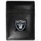 NFL - Oakland Raiders Leather Money Clip/Cardholder-Wallets & Checkbook Covers,Money Clip/Cardholders,Window Box Packaging,NFL Money Clip/Cardholders-JadeMoghul Inc.