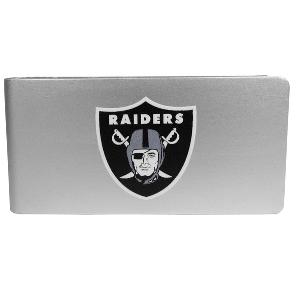NFL - Oakland Raiders Logo Money Clip-Wallets & Checkbook Covers,NFL Wallets,Oakland Raiders Wallets-JadeMoghul Inc.
