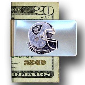 NFL - Oakland Raiders Steel Money Clip-Wallets & Checkbook Covers,Money Clips,Small Money Clips,NFL Small Money Clips-JadeMoghul Inc.