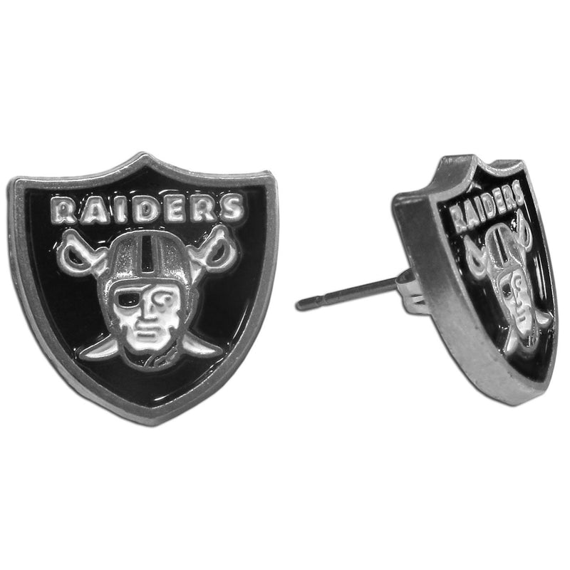 NFL - Oakland Raiders Stud Earrings-Jewelry & Accessories,Earrings,Stud Earrings,NFL Stud Earrings-JadeMoghul Inc.